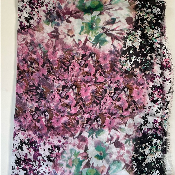 Floral printed georgette silk blend fabric total of 1 Yd 32” Width 60” - Picture 7 of 7